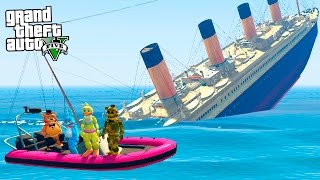 ГТА 5 МОДЫ АНИМАТРОНИКИ ПОТОПИЛИ ГИГАНТСКИЙ ТИТАНИК! GTA 5 ОБЗОР МОДОВ В ГТА 5 МОДЫ ВИДЕО ДЛЯ ДЕТЕЙ