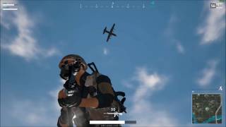 PUBG - plane droping airdrop right above our heads