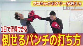 【プロキックボクサーが教える】倒せるパンチの打ち方！教えます！