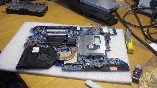 lenovo b570e разборка. Чистка от пыли.