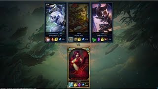 1 Challenger Player vs. 3 Silver Players (1v3) - League of Legends