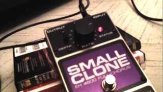 Electro Harmonix Small Clone (Analog Chorus Pedal) demo [HD]