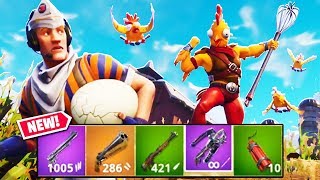 *NEW DYNAMITE* GUN GAME AT SPAWN ISLAND in Fortnite PLAYGROUND V2 MODE! - Fortnite Battle Royale