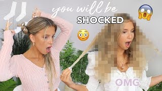 I TRIED CURLING MY HAIR WITH SOCKS & I AM LITERALLY SHOOK!!
