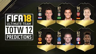 FIFA 18 TOTW 12 Prediction Ft. IF Coutinho, IF Perisic, IF Ozil, IF Coman, IF Lingard & More!