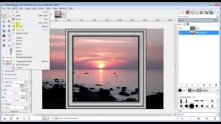 Gimp picture frames from polar coordinates