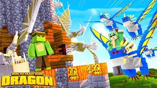 ASSEMBLING THE DRAGON ARMY - How To Train Your Dragon w/TinyTurtle & LittleLizard