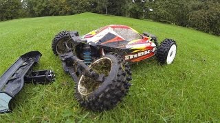 Traxxas slash 4x4 buggy castle 2650 on 4s carnage
