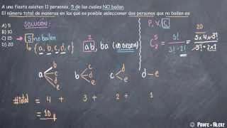 Tecnicas de Conteo Problema 110 - Combinaciones