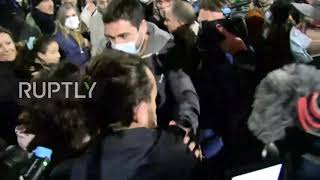 Italy: Thousands protest COVID green pass in Milan