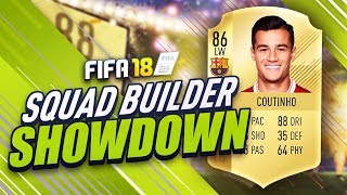 BARCELONA COUTINHO SQUAD BUILDER SHOWDOWN VS AJ3!!! - FIFA 18 UTLIMATE TEAM