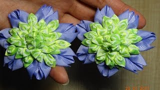 Интересный Лепесток Канзаши/Серединка Канзаши/Interesting petal kanzashi / The mid of kanzashi