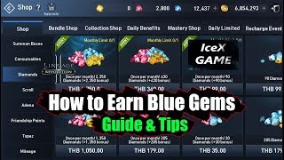 Lineage 2 Revolution How to Earn Blue Gems - Guide & Tips