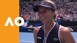 Anett Kontaveit: "It was such a battle today!" | Australian Open 2020 On-Court Interview R4