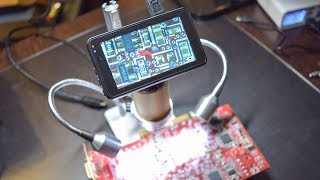 УДОБНЫЙ МИКРОСКОП для ПАЙКИ С ЭКРАНОМ и HDMI. ANDONSTAR ASDM201 С АЛИЭКСПРЕСС. HDMI USB. КОНКУРС.