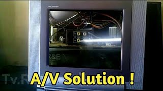 Tv Av foult problem ! Tv Av out ! Tv Av Port not working ! Tv Av setting