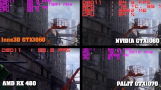 Tom Clancy's The Division:  inno3D GeForce GTX 1060 Gaming OC. vs RX 480, vs GTX 1070