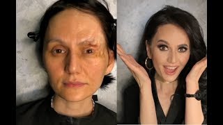 ДО И ПОСЛЕ (ч. 4)  Чудеса макияжа  Нереальное перевоплощение.