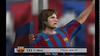 Winning Eleven 10 - Barcelona x Real Madrid (PS2)