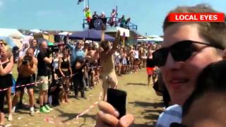 Nøgenløb på Roskilde Festivallen