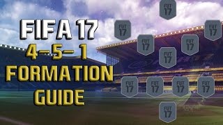 MY NEW FAVORITE FORMATION!!: Fifa 17 4-5-1 (1) FORMATION GUIDE - Instructions and How To Play With