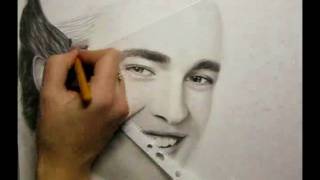 Portrait of Robert Pattinson and Kristen Stewart (by Ellen Sunbeam-Elena2687)