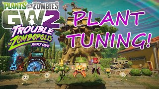 Complete Plant Tuning "Trouble In Zombopolis" - Plants vs Zombies Garden Warfare 2