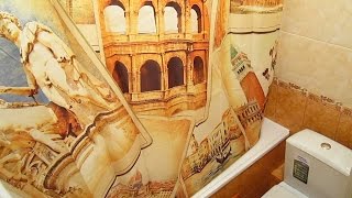 Установка карниза в ванной комнате своими руками
