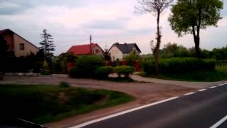 Дороги в Польше в селе