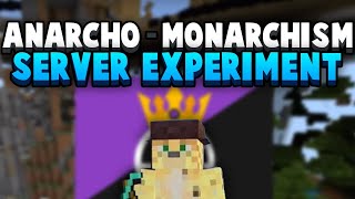 I Used My Minecraft Server To Test A NEW Political Ideology