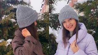 ШАПКА БИНИ КРЮЧКОМ (фасон 2020! модная макушка!)