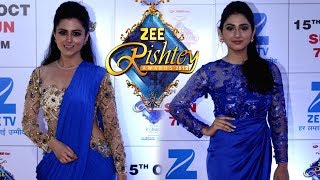 Voh Apna Sa Fame Disha Parmar & Ridhi Dogra Zee Rishtey Awards 2017 Red Carpet | #ZRA2017