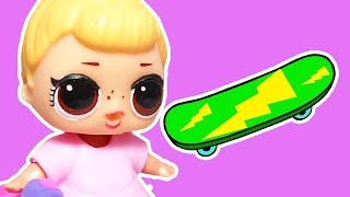 МУЛЬТИК ЛОЛ / Куколка LOL катается на пени-борде