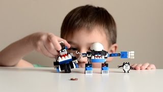 Лего Миксели 2016 7 серии. Lego Mixels 2016 series 7 Kuffs, Busto, Tiketz. На русском