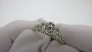 Серебряное кольцо "Корона" 500143-Р