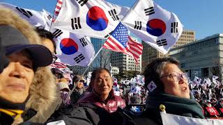 '태극전사TV' 대한애국당 광화문 광장 점령''(1부'') 문화행사" 우리의 박근혜 대통령님을 위하여~.1217.12.16