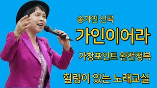 가인 이어라-송가인(신곡) / 가창포인트 10분만에 완전정복 / 박미현노래교실