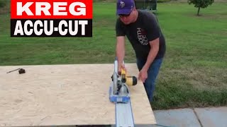 KREG ACCU-CUT CIRCULAR SAW GUIDE - TOOL REVIEW TUESDAY