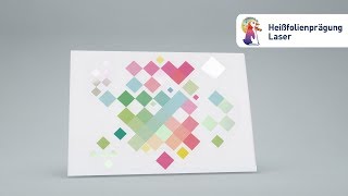 Druckveredelung bei Pinguin Druck - Heißfolie Laser