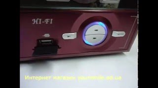 Обзор Музыкальный центр WXING 848 USB SD VCD DVD TV PC от yoursmile.od.ua