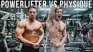 Physique Competitor VS Powerlifter
