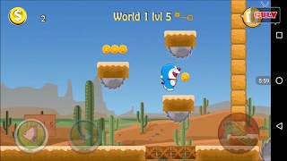 Trò chơi Doremon vượt chướng ngại vật chạy lụm vàng cu lỳ chơi game Doraemon lồng tiếng vui nhộn