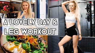 BUILD STRONG LEGS & SPEND THE DAY WITH ME - Vlog