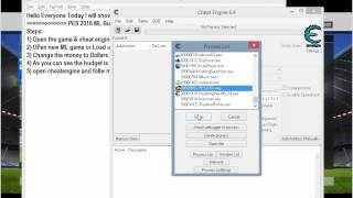PES 16 Master League Unlimited Money with cheat engine