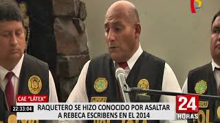 Recapturan a peligroso delincuente ''Latex''
