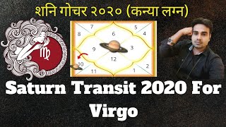 Saturn Transit 2020 To Capricorn For Virgo | शनि गोचर २०२० कन्या लग्न