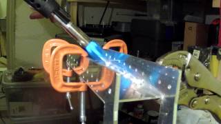 Soldering aluminium with Durafix