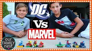 LEGO MIGHTY MICROS RACE ---- DC COMICS VS MARVEL HEROES