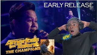 Marcelito Pomoy sings Beauty and The Beast AGT Finals Reaction