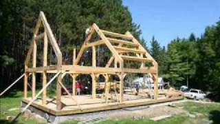 Timber Frame Raising